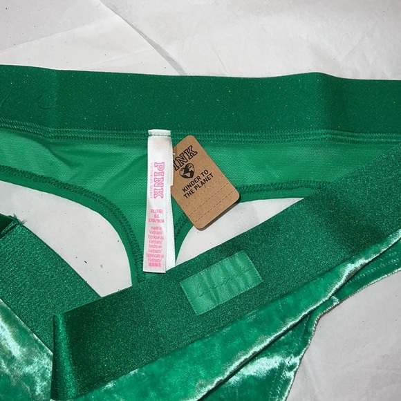 Victoria’s Secret PINK VELVET THONG UNDERWEAR XL - Picture 12 of 12